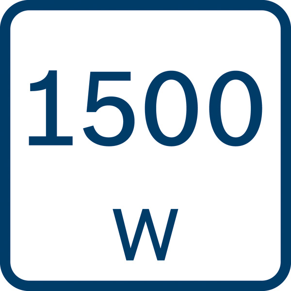 1500 Watt Logo/Symbolbild