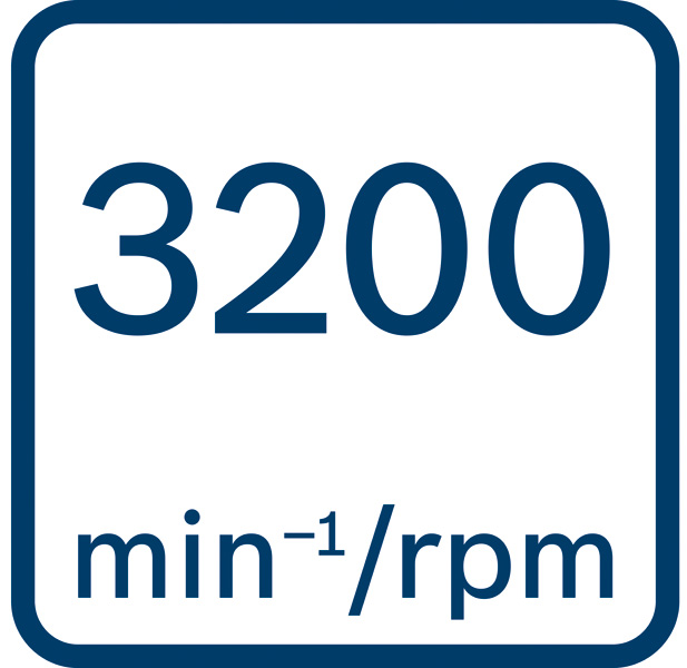 3200 U/min Logo/Symbolbild