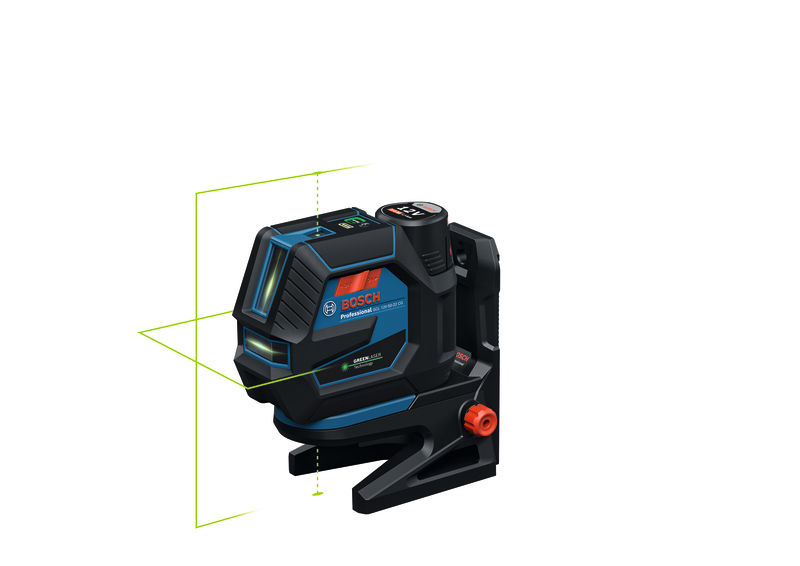 Bosch GCL 12V-50-22 CG Lasernivelliergerät mit grünem Laser. Produktbild dynamisch