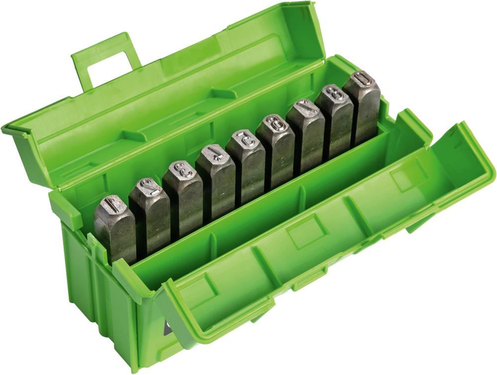 Schlagzahlen-Satz vernickelt Schrifthöhe 10mm KUKKO Schlagzahlen-Satz vernickelt Schrifthöhe 10mm KUKKO