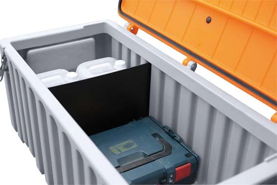 CEMO Trennwand zur Unterteilung für PE-Box 250l