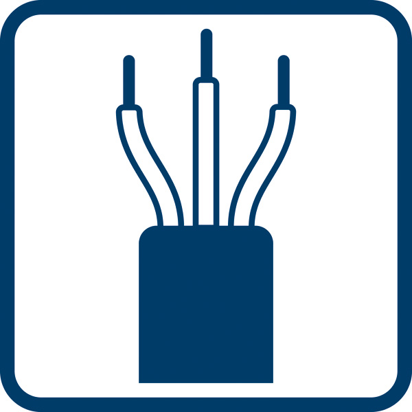 Drähte im Allgemeinen Logo/Symbolbild