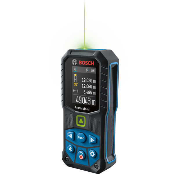 Bosch GLM 50-27 CG Laser-Entfernungsmesser mit Display. Produktbild