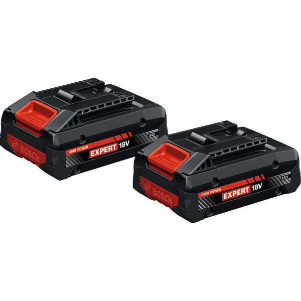 Bosch 2x EXBA18V-40 18V 4,0Ah Akkupacks. Produktbild statisch