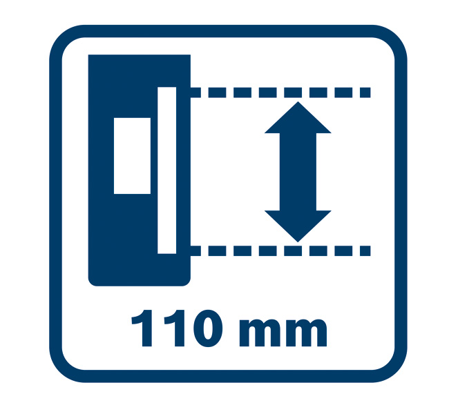 Länge des Erfassungsbereichs Logo/Symbolbild